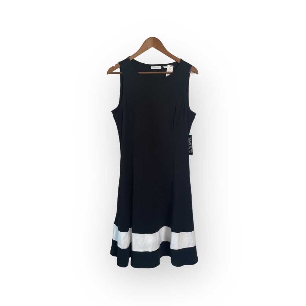 NWT New York & Co. 100% cotton black and white dress